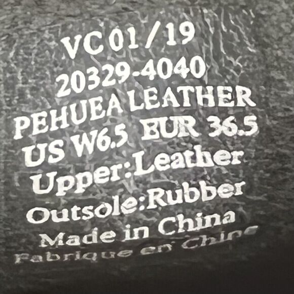 OluKai Pehuea Leather Slip On Shoes Floc Fox Black Slides 2 Way Loafers 6.5 US - Picture 9 of 9